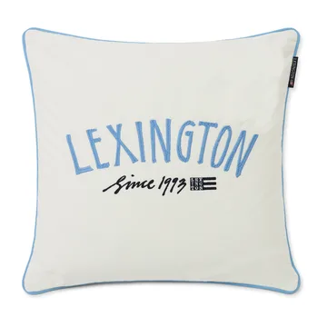 Since 1993 Organic Cotton Kissenbezug 50 x 50cm - White-blue - Lexington