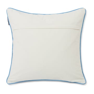 Since 1993 Organic Cotton Kissenbezug 50 x 50cm - White-blue - Lexington