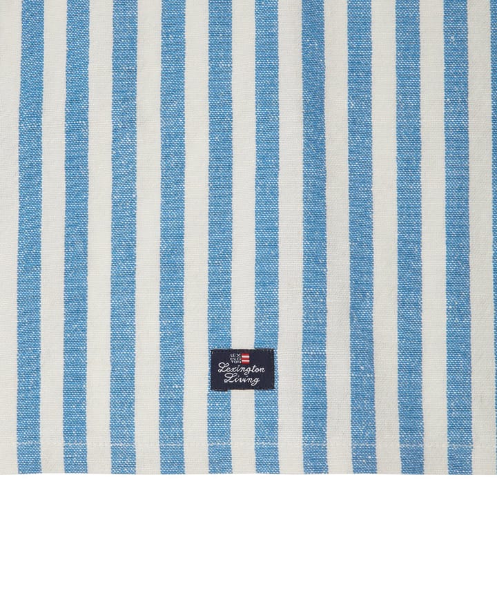 Striped Cotton Linen Geschirrtuch 50x70cm - Blue - Lexington