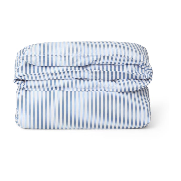 Striped Cotton Poplin Deckenbezug 150 x 210cm - Blau - Lexington