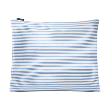 Striped Cotton Poplin Kissenbezug 50 x 60cm - Blau - Lexington