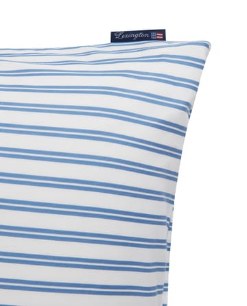 Striped Cotton Poplin Kissenbezug 50 x 60cm - Blau - Lexington