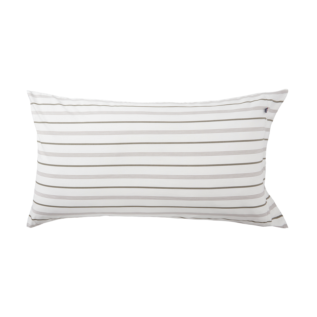 Lexington Striped Cotton Poplin Kissenbezug 50x90 cm White