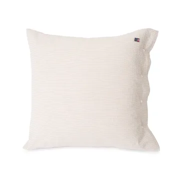 Striped Cotton Seersucker Kissenbezug 65 x 65cm - Beige-weiß - Lexington