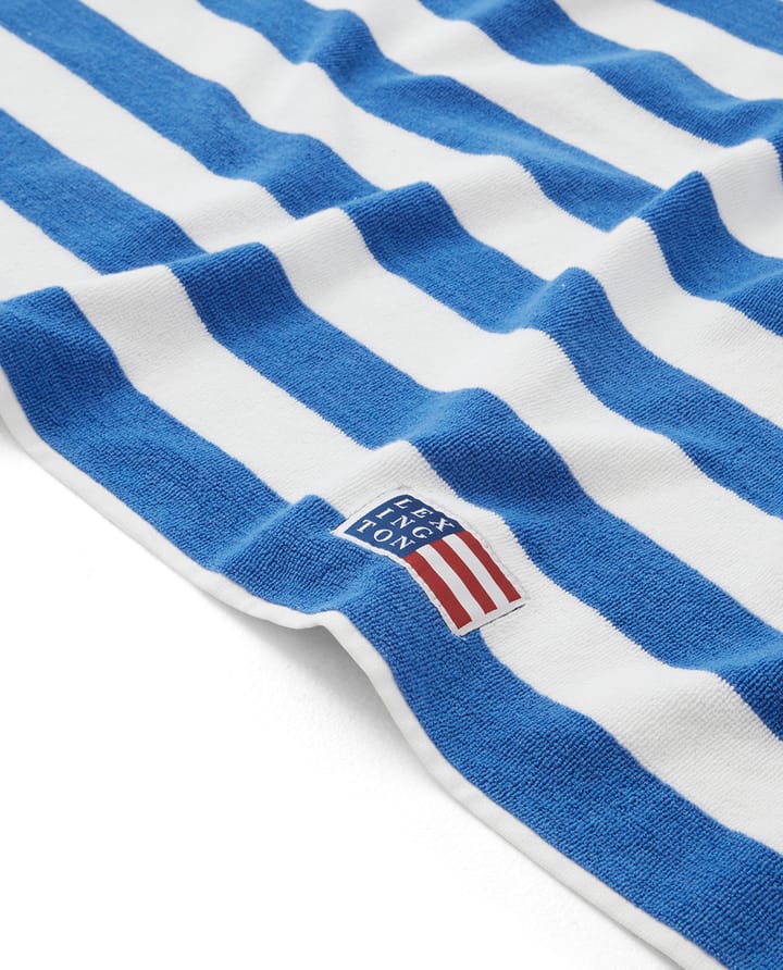 Striped Family Strandhandtuch 200 x 180cm, Blau-weiß Lexington