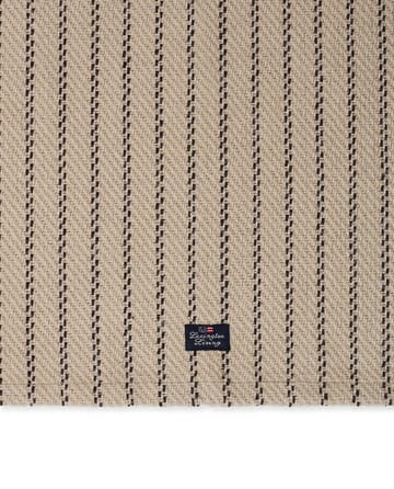 Striped Jute Cotton Platzdecke 40 x 50cm - Beige-dark gray - Lexington