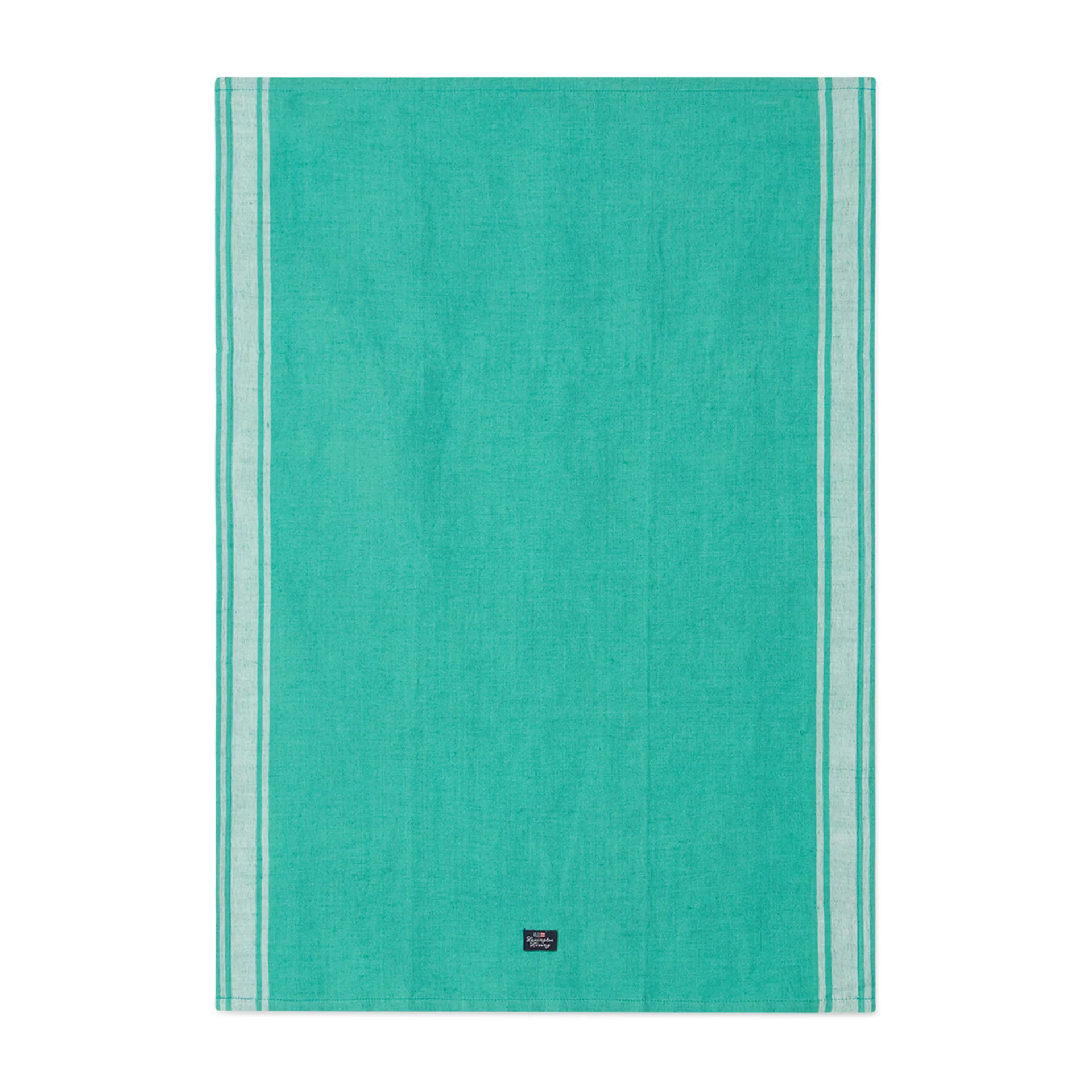 Striped Linen Cotton Geschirrtuch 50 x 70cm, Grün-weiß Lexington