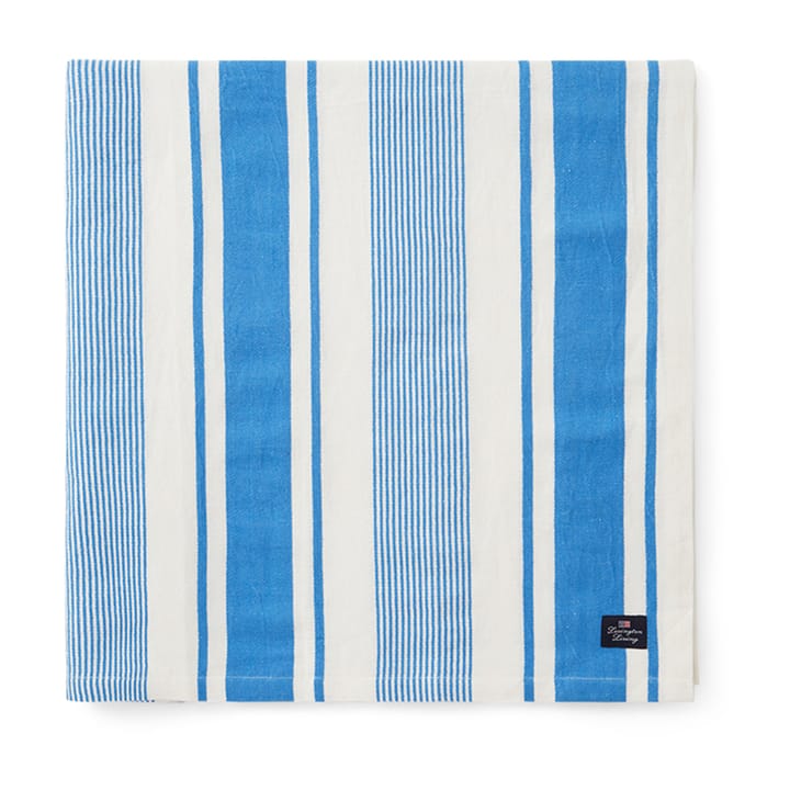 Striped Linen Cotton Tischtuch 150 x 250cm - Blau-weiß - Lexington