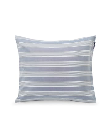 Striped Lyocell Cotton Kissenbezug 50 x 60cm - Blue-white - Lexington