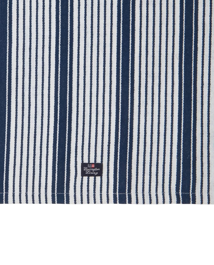 Striped org cotton Geschirrtuch 50x70 cm - Navy - Lexington