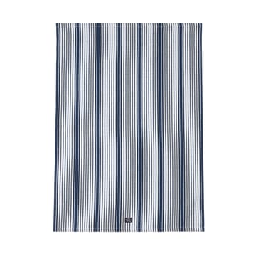Striped org cotton Geschirrtuch 50x70 cm - Navy - Lexington