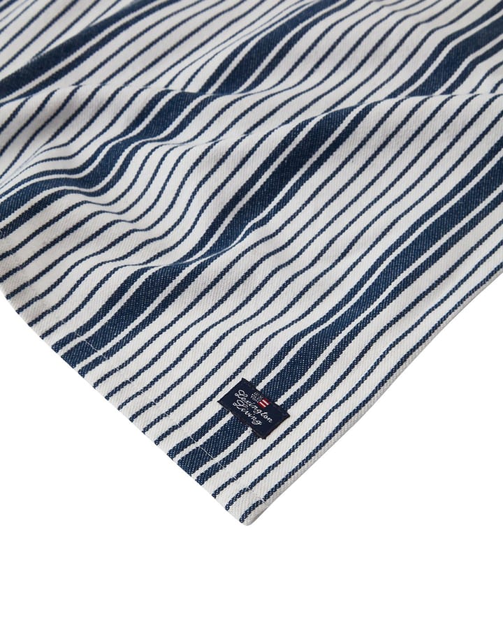 Striped Organic Cotton Serviette 50x50 cm, Navy Lexington