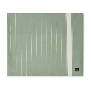 Striped Organic Cotton Tischdecke 150 x 250cm - Green-white - Lexington