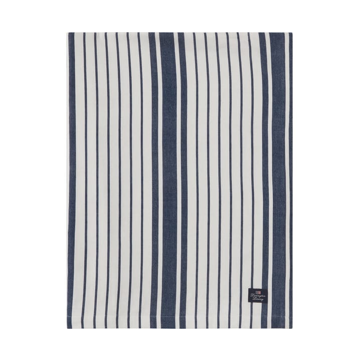 Striped Organic Cotton Tischdecke 150 x 250cm - Navy - Lexington