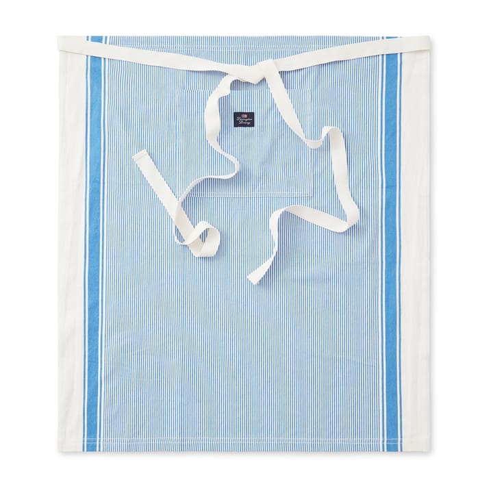 Striped Oxford BBQ Schürze 85 x 80cm - Blau-weiß - Lexington