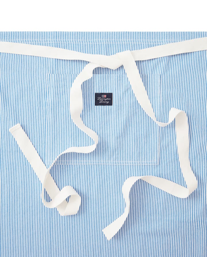 Striped Oxford BBQ Schürze 85 x 80cm, Blau-weiß Lexington