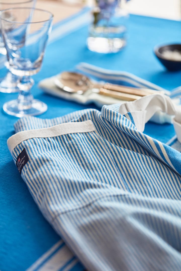 Striped Oxford BBQ Schürze 85 x 80cm, Blau-weiß Lexington