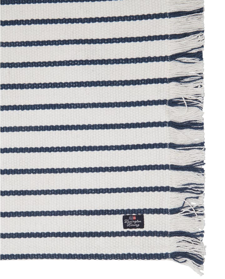 Striped Recycled Cotton Tischset 40x50 cm - Navy - Lexington