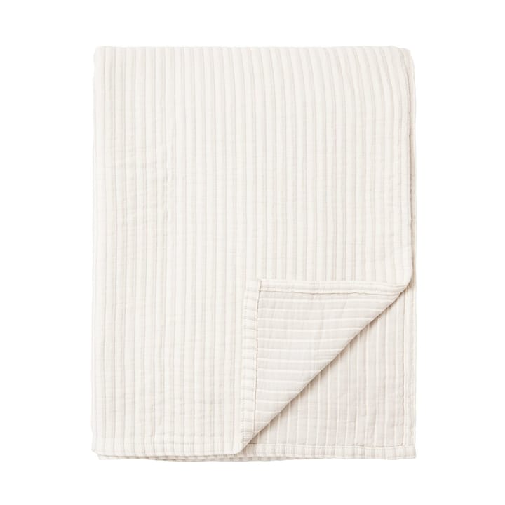 Striped Reversable Organic Cotton Tagesdecke 260x240 cm, Off white Lexington