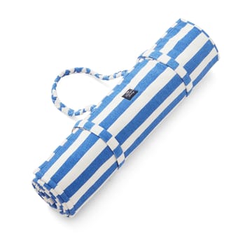 Striped Strandtuch 190 x 70cm - Blau-weiß - Lexington
