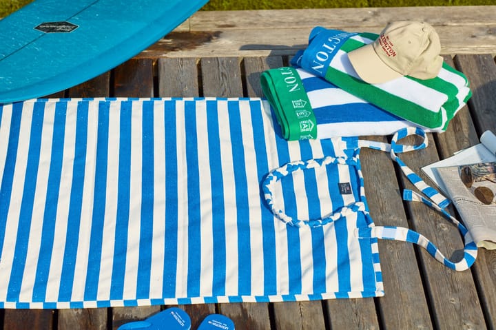 Striped Strandtuch 190 x 70cm, Blau-weiß Lexington