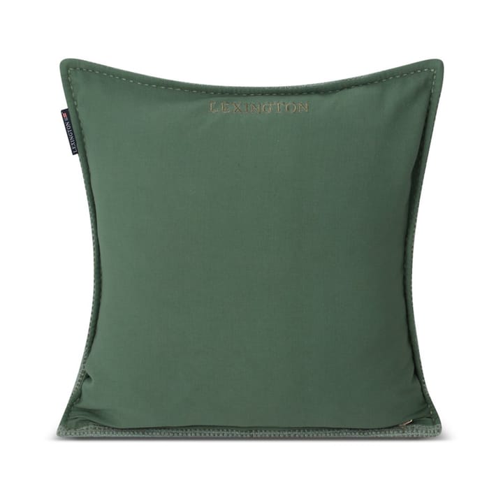 Structured Wool Cotton mix Kissenbezug 50x50cm, Green Lexington