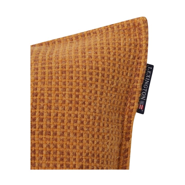 Structured Wool Cotton mix Kissenbezug 50x50cm - Mustard - Lexington