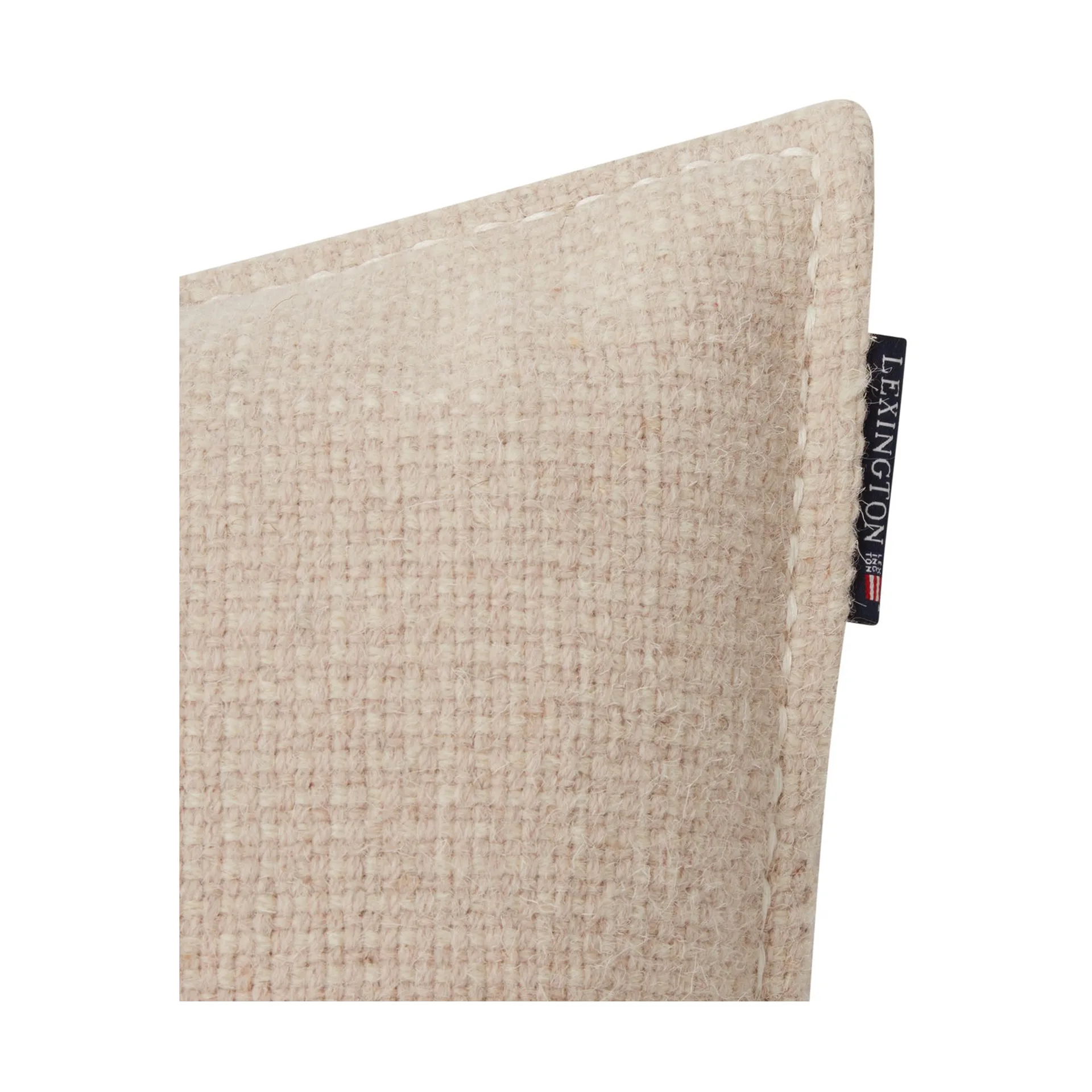 Structured Wool Cotton mix Kissenbezug 50x50cm, Off-white Lexington