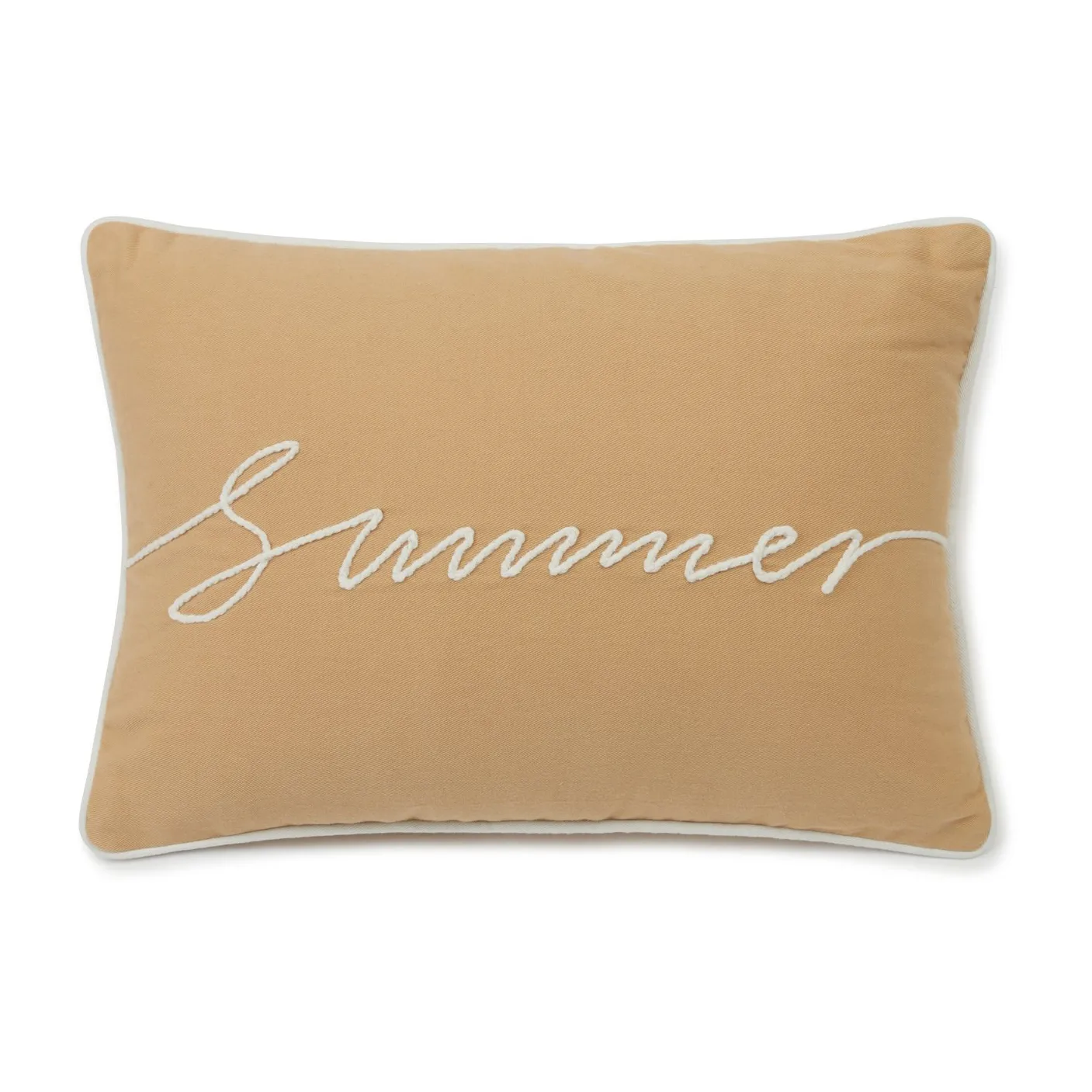 Summer Small Rope Cotton Twill Kissen 30 x 40cm, Oat-White Lexington