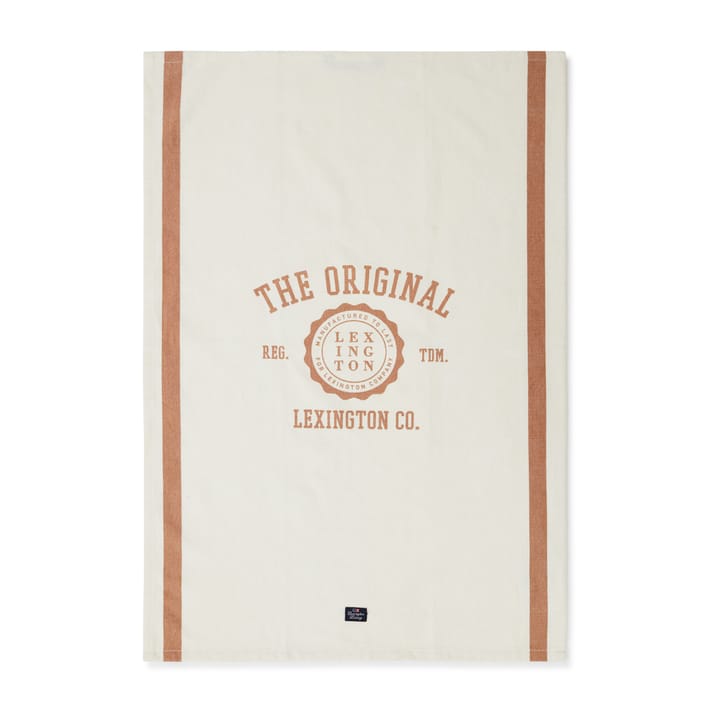 The Original Cotton Twill Geschirrtuch 50 x 70cm, Off White-brown Lexington