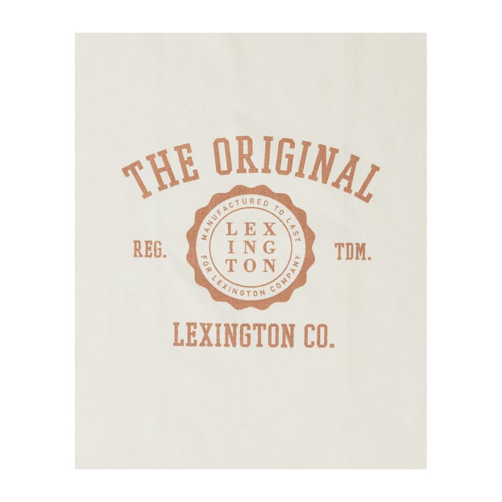 The Original Cotton Twill Geschirrtuch 50 x 70cm, Off White-brown Lexington