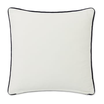 The Original Organic Cotton Kissenbezug 50 x 50cm - White-dark blue - Lexington