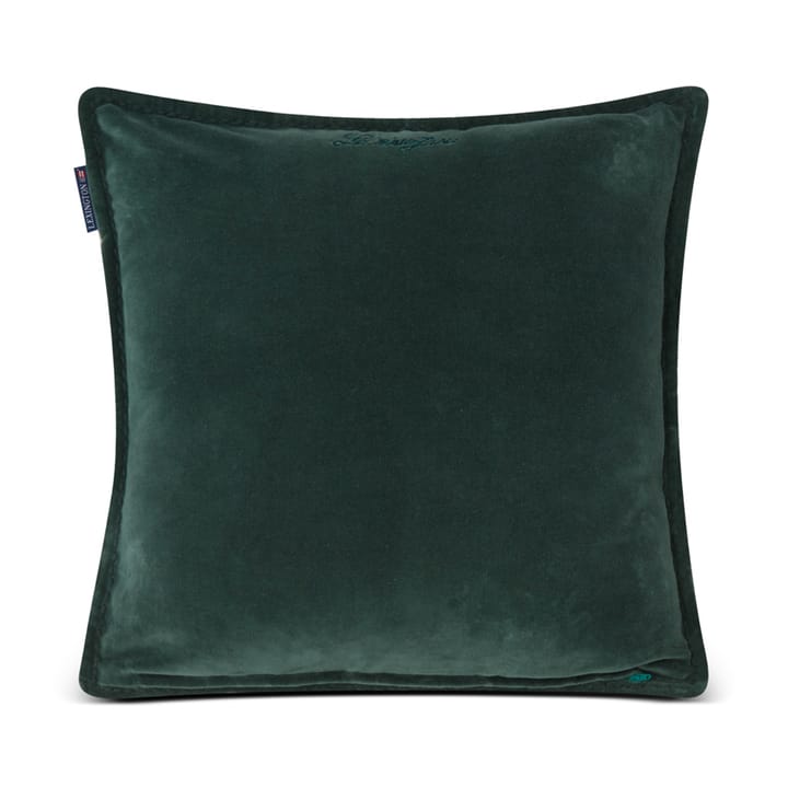 Velvet Kissenbezug mit Rand 50 x 50 cm, Green Lexington