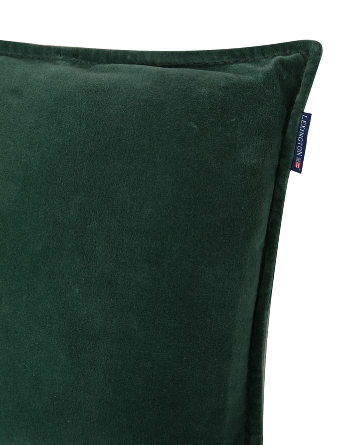 Velvet Kissenbezug mit Rand 50 x 50 cm, Green Lexington