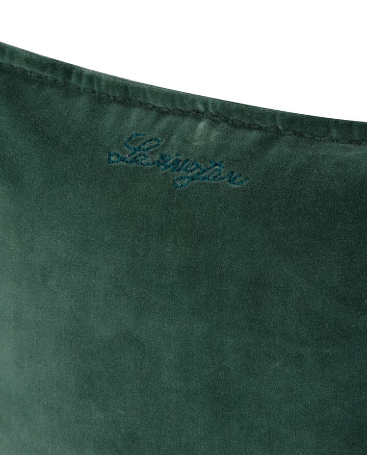 Velvet Kissenbezug mit Rand 50 x 50 cm, Green Lexington