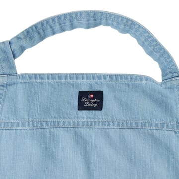 Washed denim Schürze 80 x 105cm - Light blue Denim - Lexington
