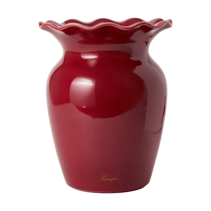 Wavy Vase - Rot, 25 cm - Lexington