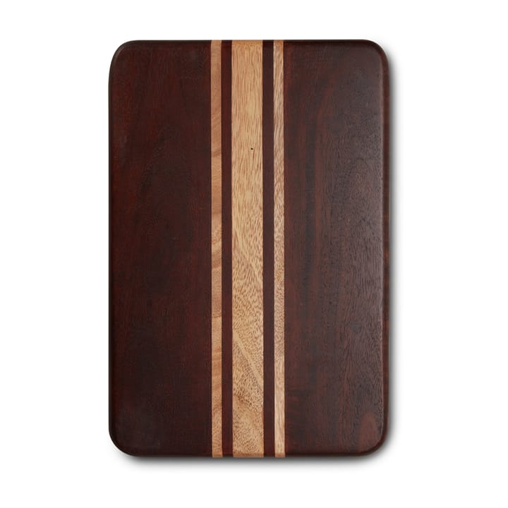 Wood serving board stripes - 30 x 20cm - Lexington