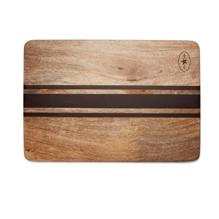 Wood serving board stripes, 40 x 28cm Lexington