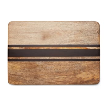 Wood serving board stripes - 40 x 28cm - Lexington
