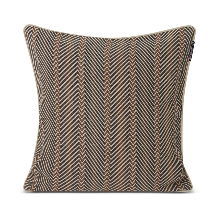 Zig Zag Printed Kissenbezug 50 x 50cm - Brown-beige - Lexington