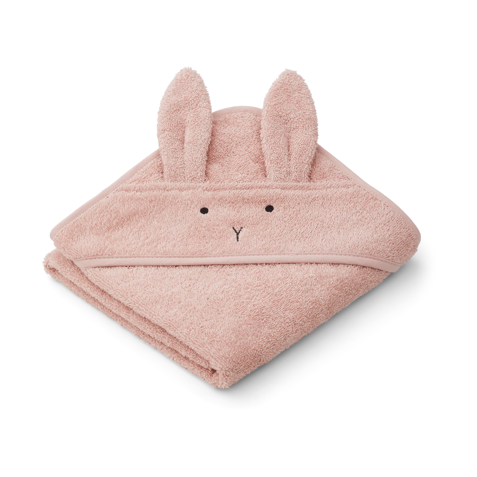 Albert Badetuch mit Kapuze 70x70 cm, Rabbit rose Liewood