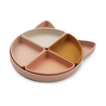 Arne Kinderteller + 4 Schalen - Cat rose multi mix - Liewood
