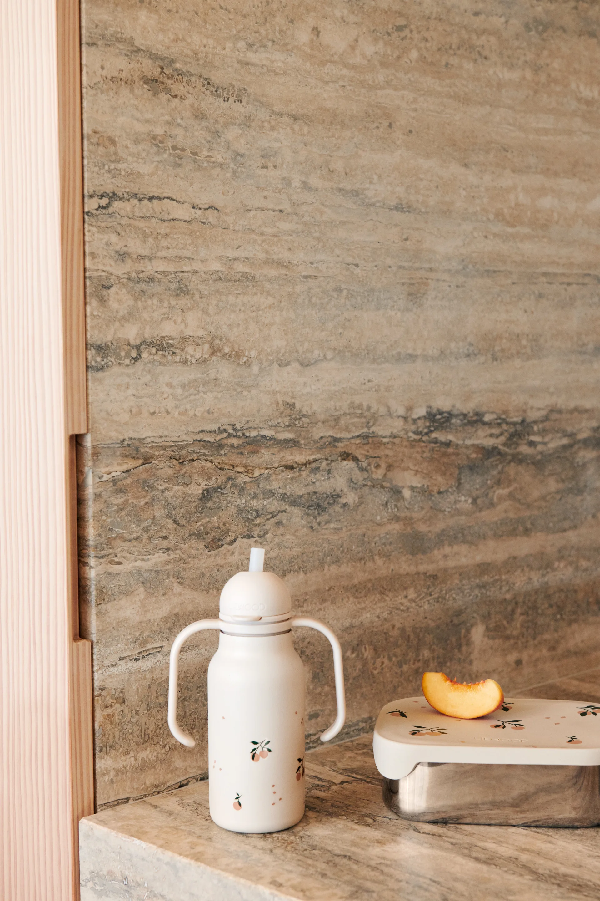 Arthur Brotdose 13,5x17 cm, Peach-Sea shell mix Liewood