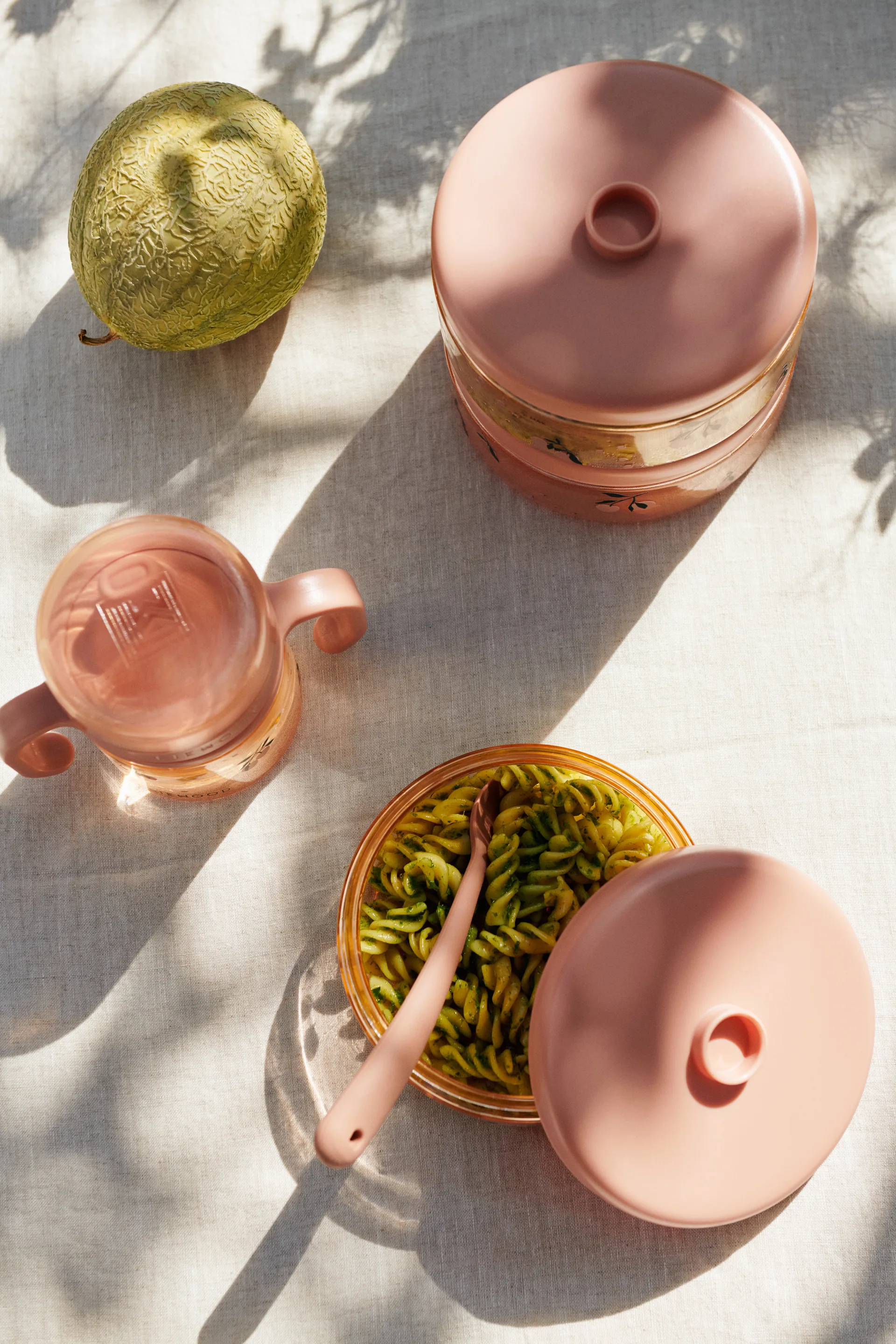 Beatrix Kindergeschirr 2-teilig, Peach-sea shell Liewood