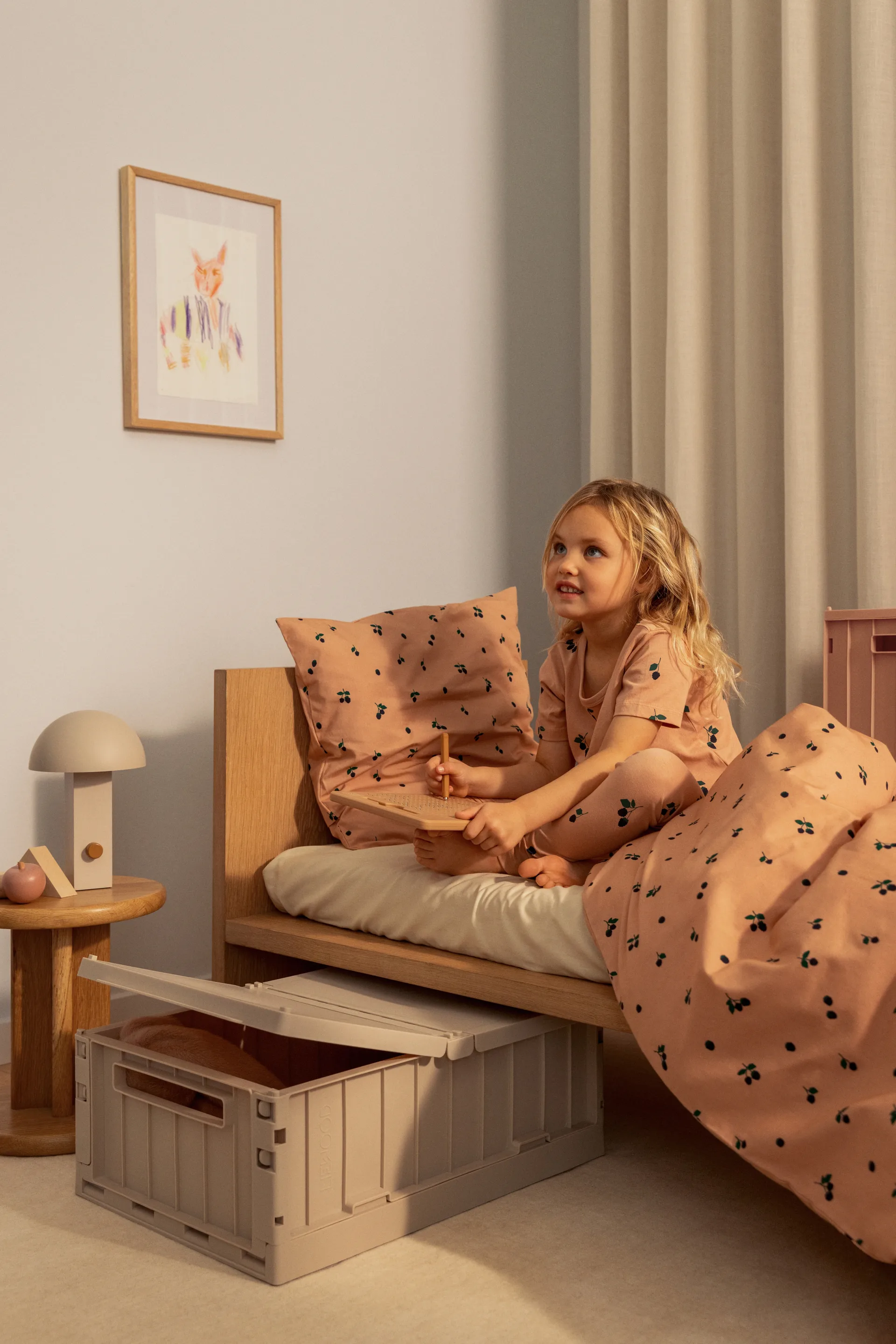 Carl Bettwäschenset, Berry-Pale Tuscany Liewood