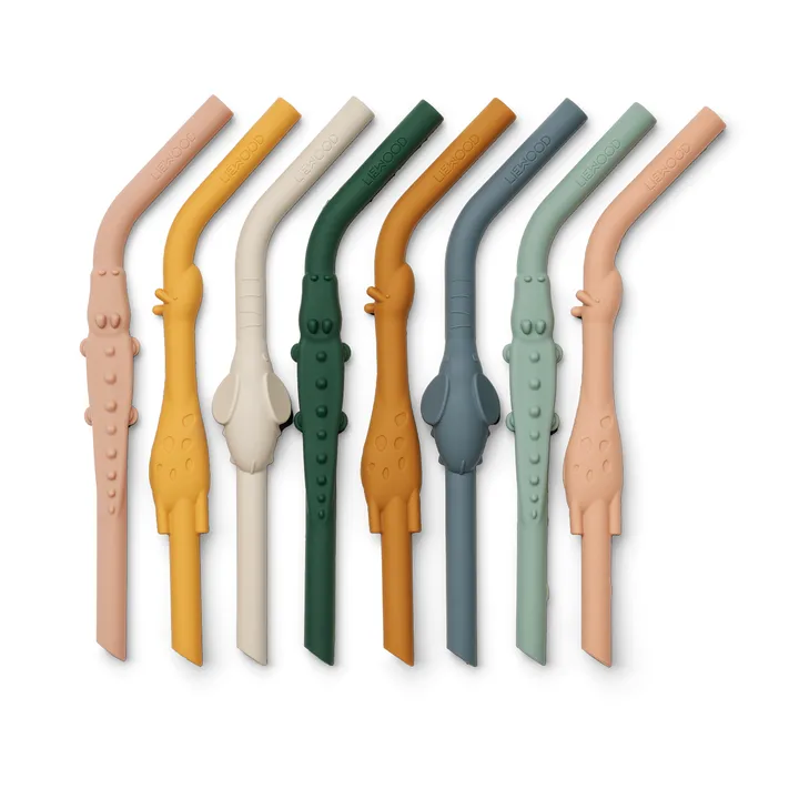 Carlson All Together Trinkhalme 8-teilig - Yellow mellow multi mix - Liewood