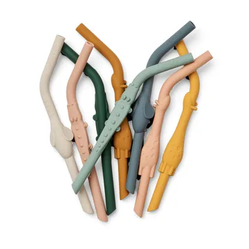 Carlson All Together Trinkhalme 8-teilig - Yellow mellow multi mix - Liewood