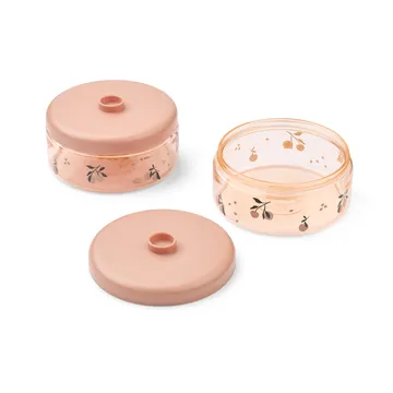 Dominique Babybreigläser 500 ml 4‑teilig - Peach-sea shell - Liewood