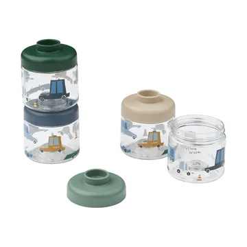 Dominique Babynahrungsbehälter 100 ml 4er-Pack - Cars-Sandy - Liewood